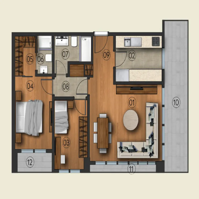 4 Mevsim İstanbul floor plans - 1