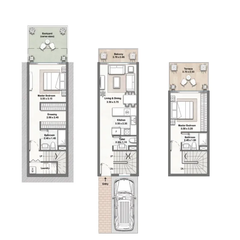 Afra Park Project floor plans - 1