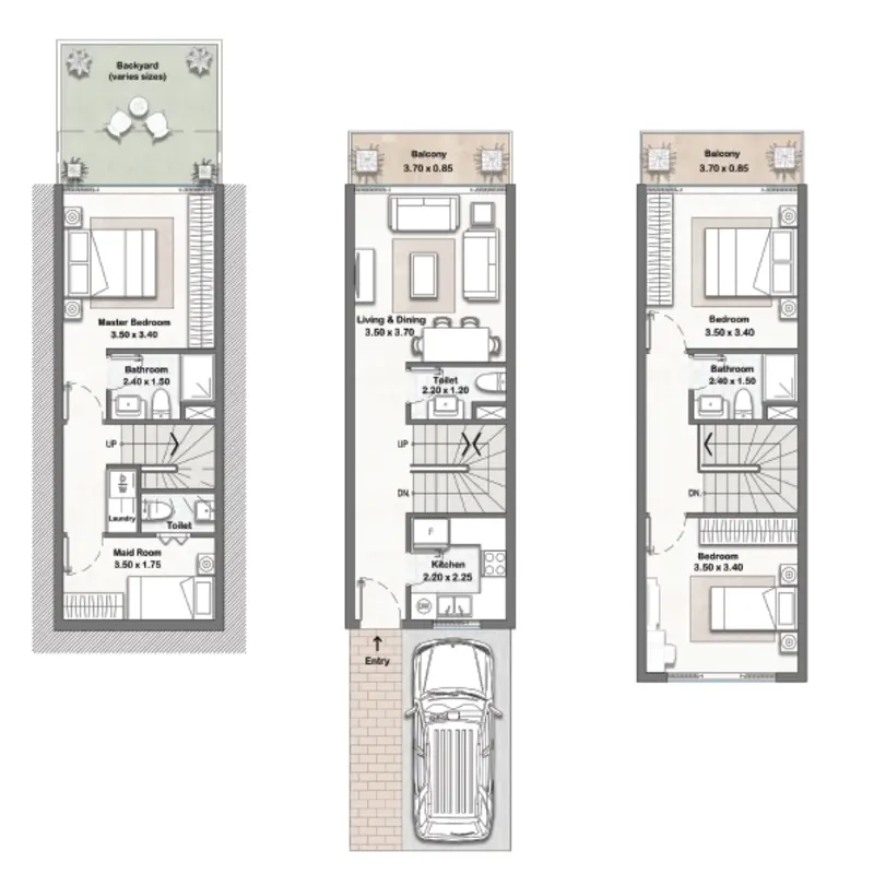 Afra Park Project floor plans - 3