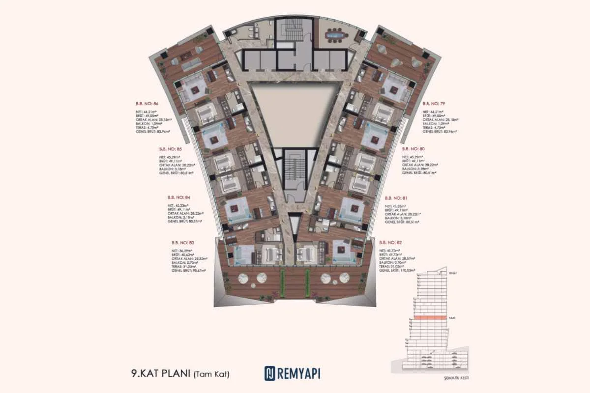 Alize Tower floor plans - 4