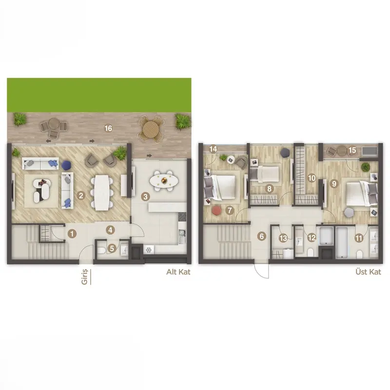 Allsancak floor plans - 5