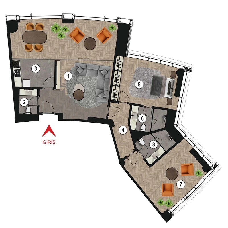 Alya Residence Levent floor plans - 2