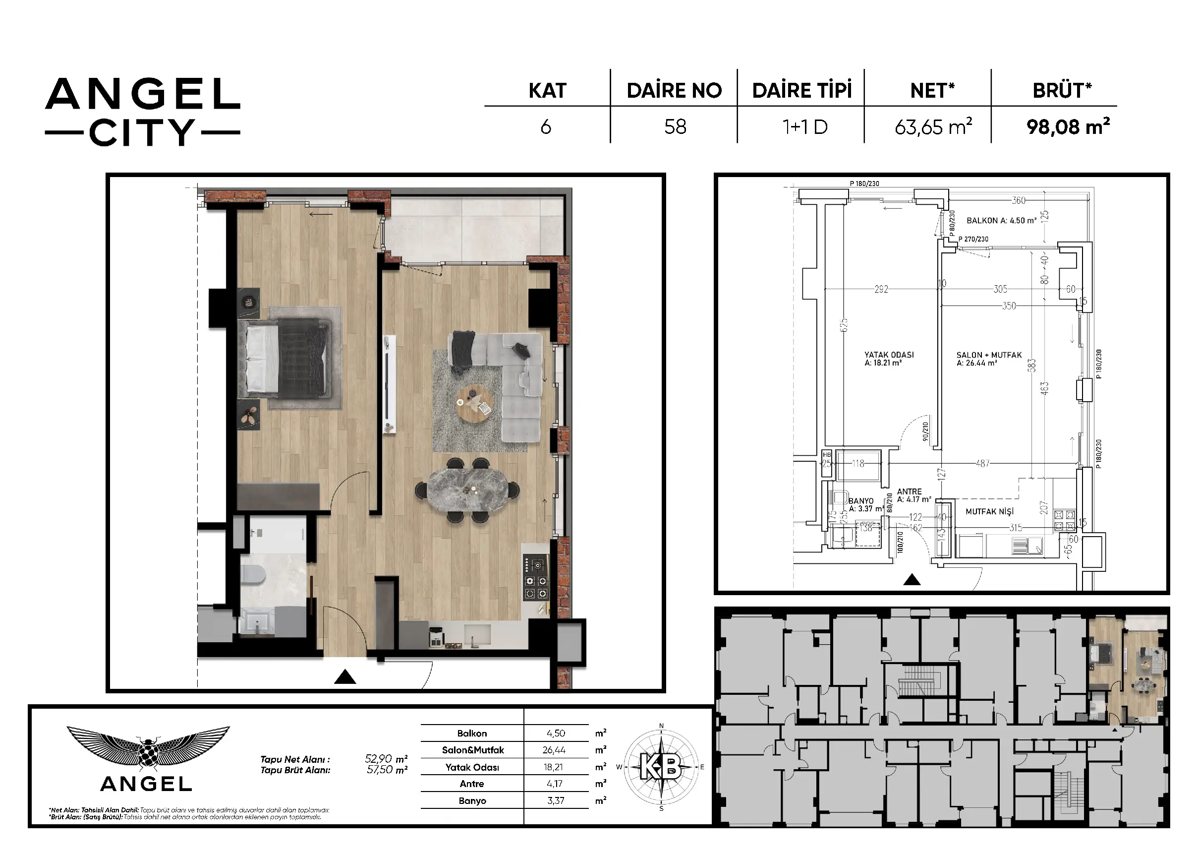 Angel City Ataşehir floor plans - 1