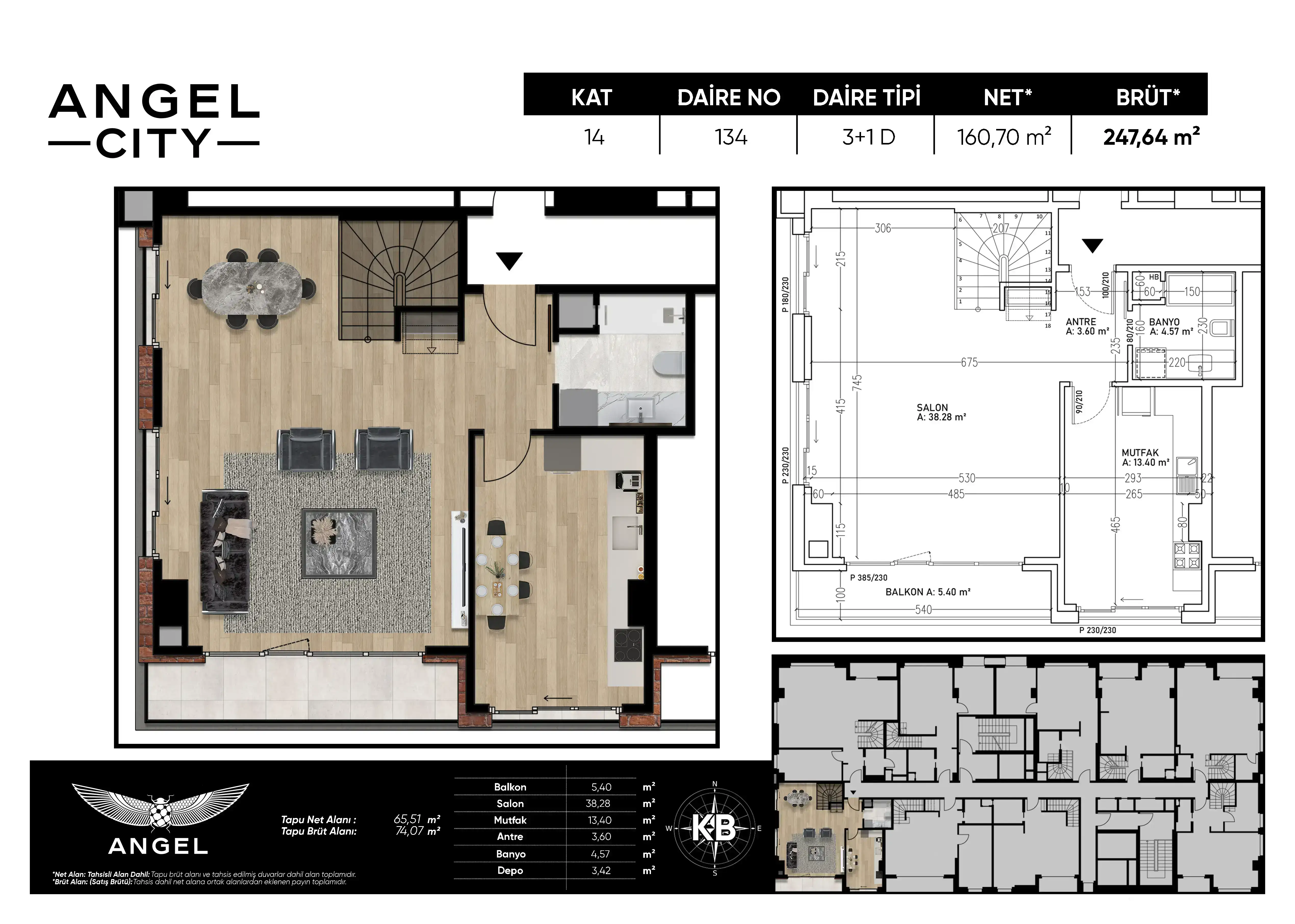 Angel City Ataşehir floor plans - 3