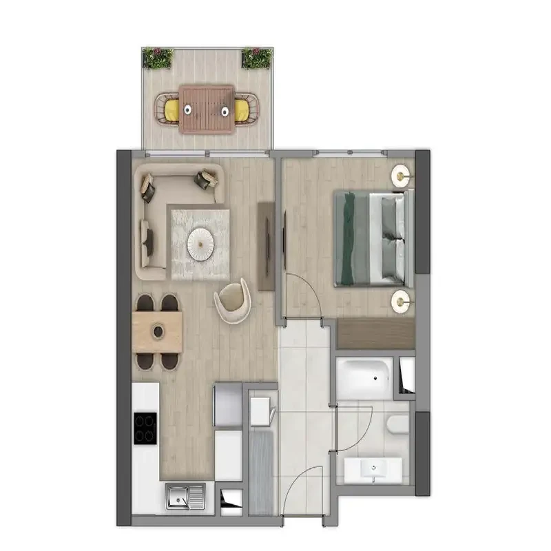 Avrupa Konutları Şişli 1st Phase floor plans - 1