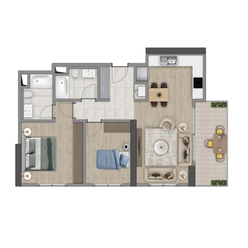Avrupa Konutları Şişli 1st Phase floor plans - 2