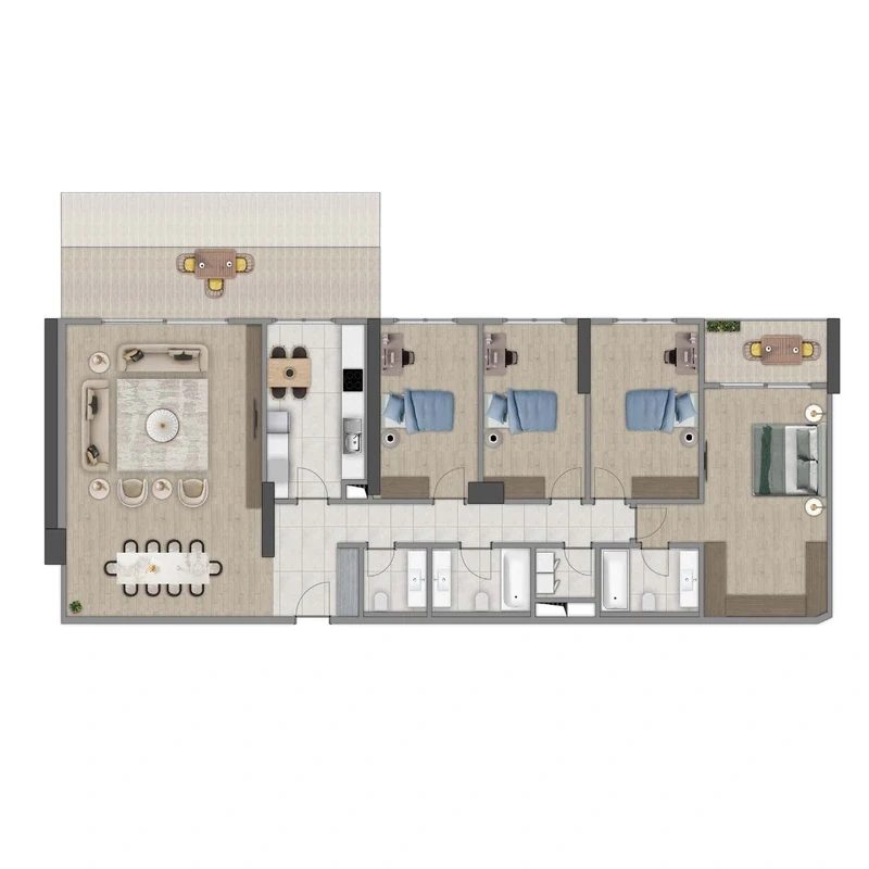 Avrupa Konutları Şişli 1st Phase floor plans - 4