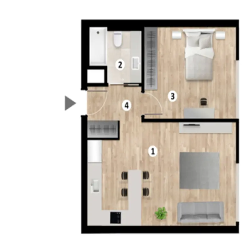 Lania Residence floor plans - 1