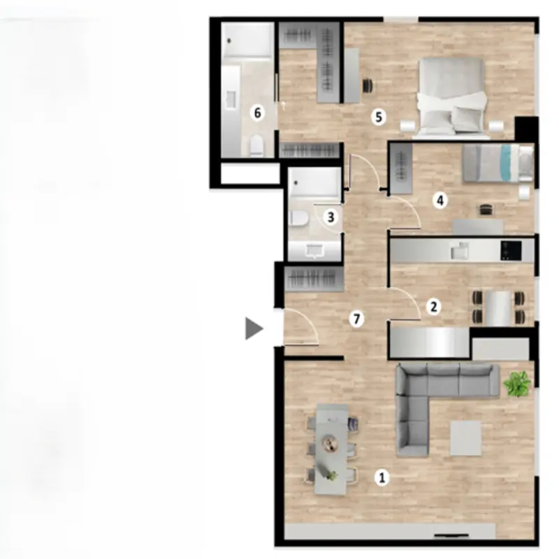 Lania Residence floor plans - 2