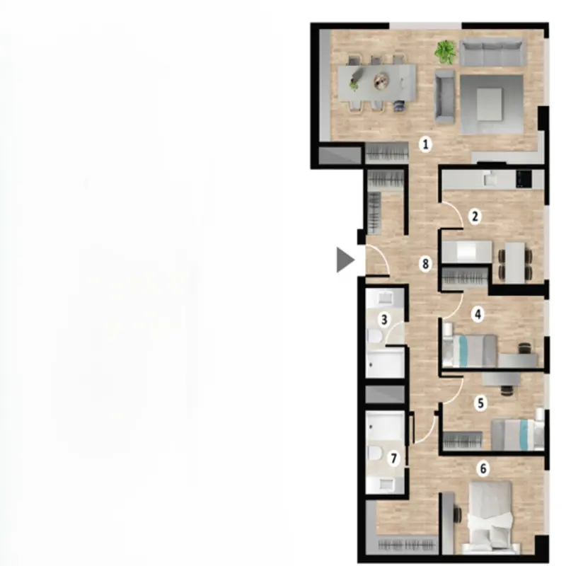 Lania Residence floor plans - 3