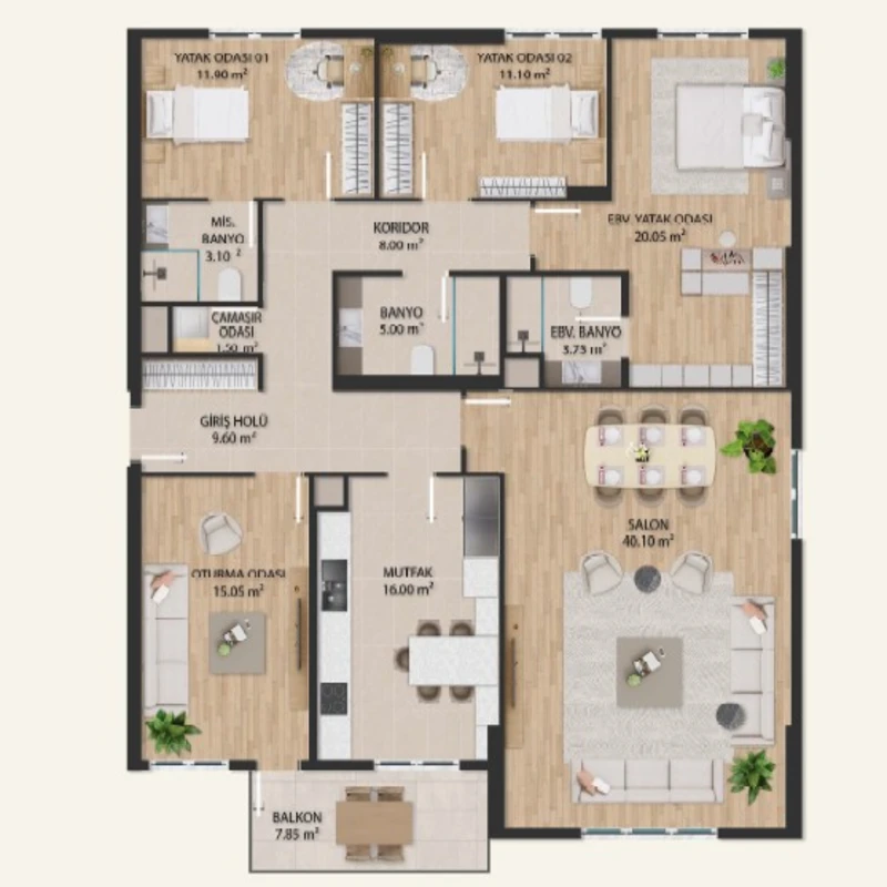 Mostar Konsept floor plans - 1