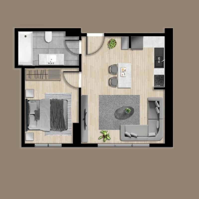 Pearl Residence Topkapı floor plans - 1