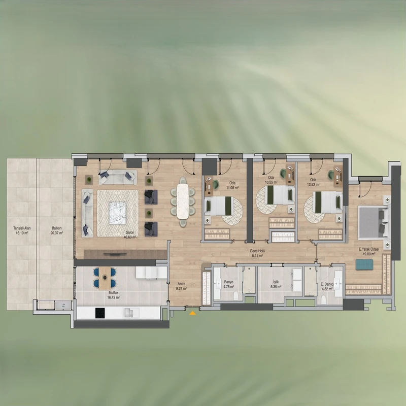 Peron İstanbul floor plans - 3