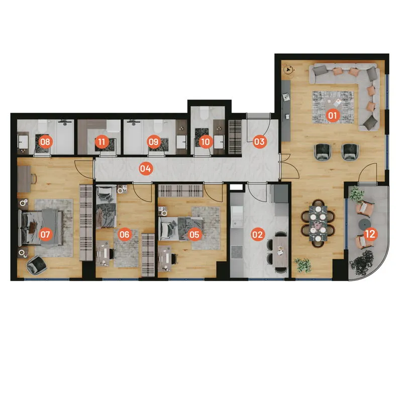 Rams City Haliç floor plans - 3