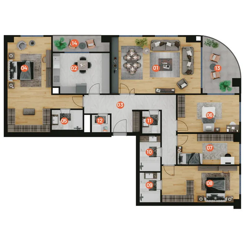 Rams City Haliç floor plans - 8
