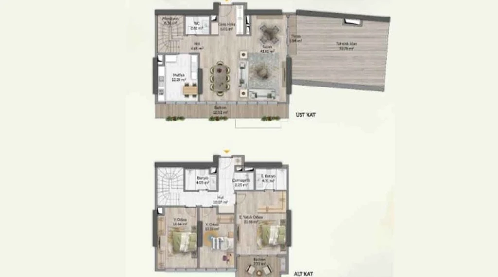 Saklı Vadi - Avrupa Konutları floor plans - 3