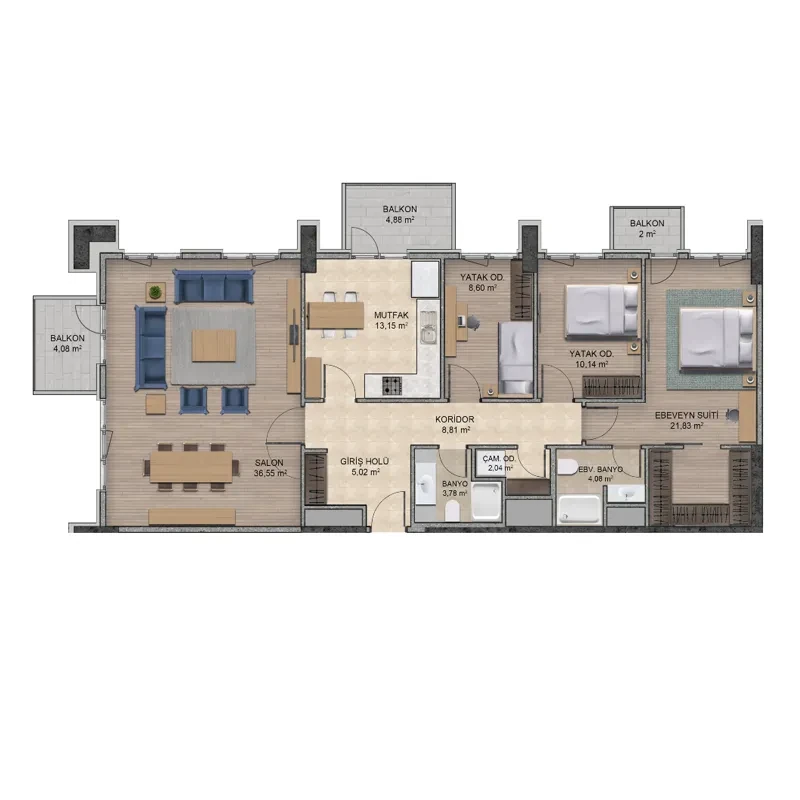 Self Istanbul floor plans - 5