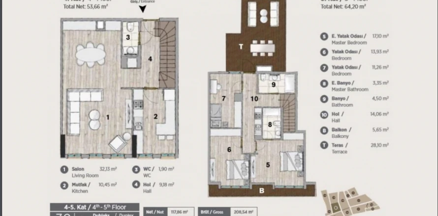 Taksim 360​ floor plans - 1