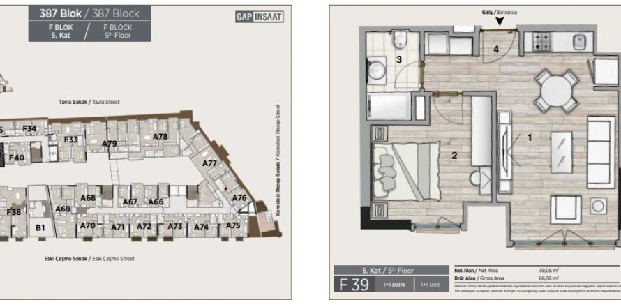 Taksim 360​ floor plans - 2