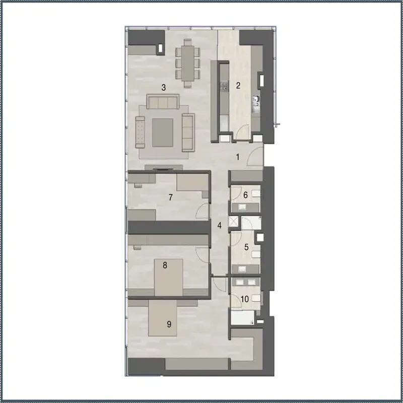 Torun Center floor plans - 2