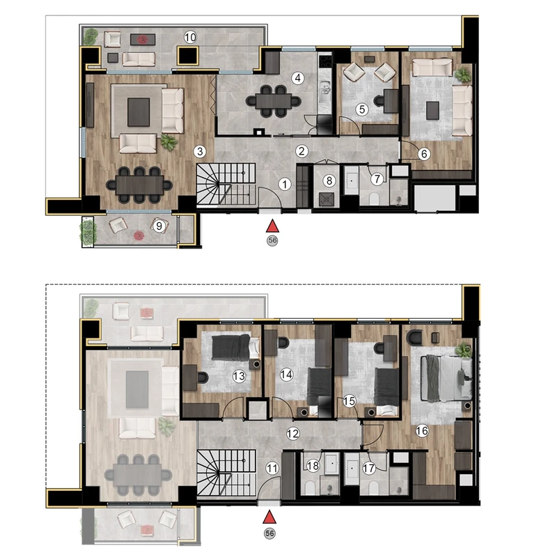 V Yeşil Ada floor plans - 4