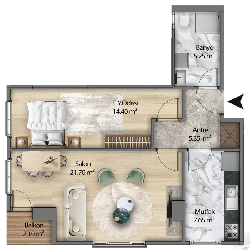 Yalı 360 floor plans - 1
