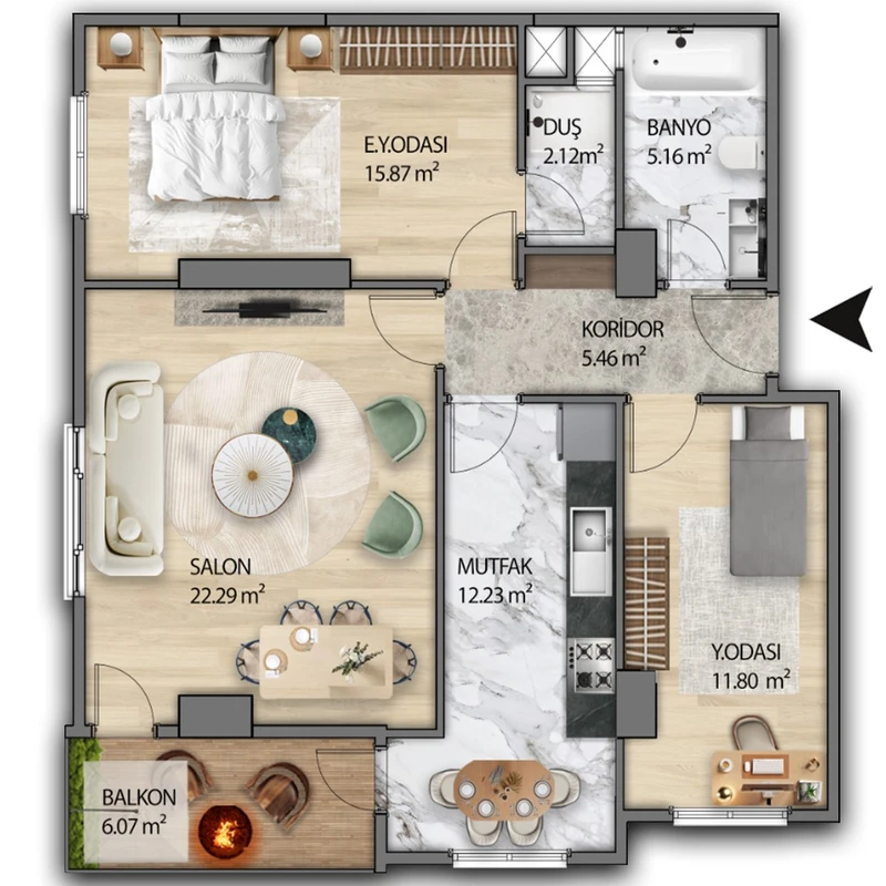 Yalı 360 floor plans - 2