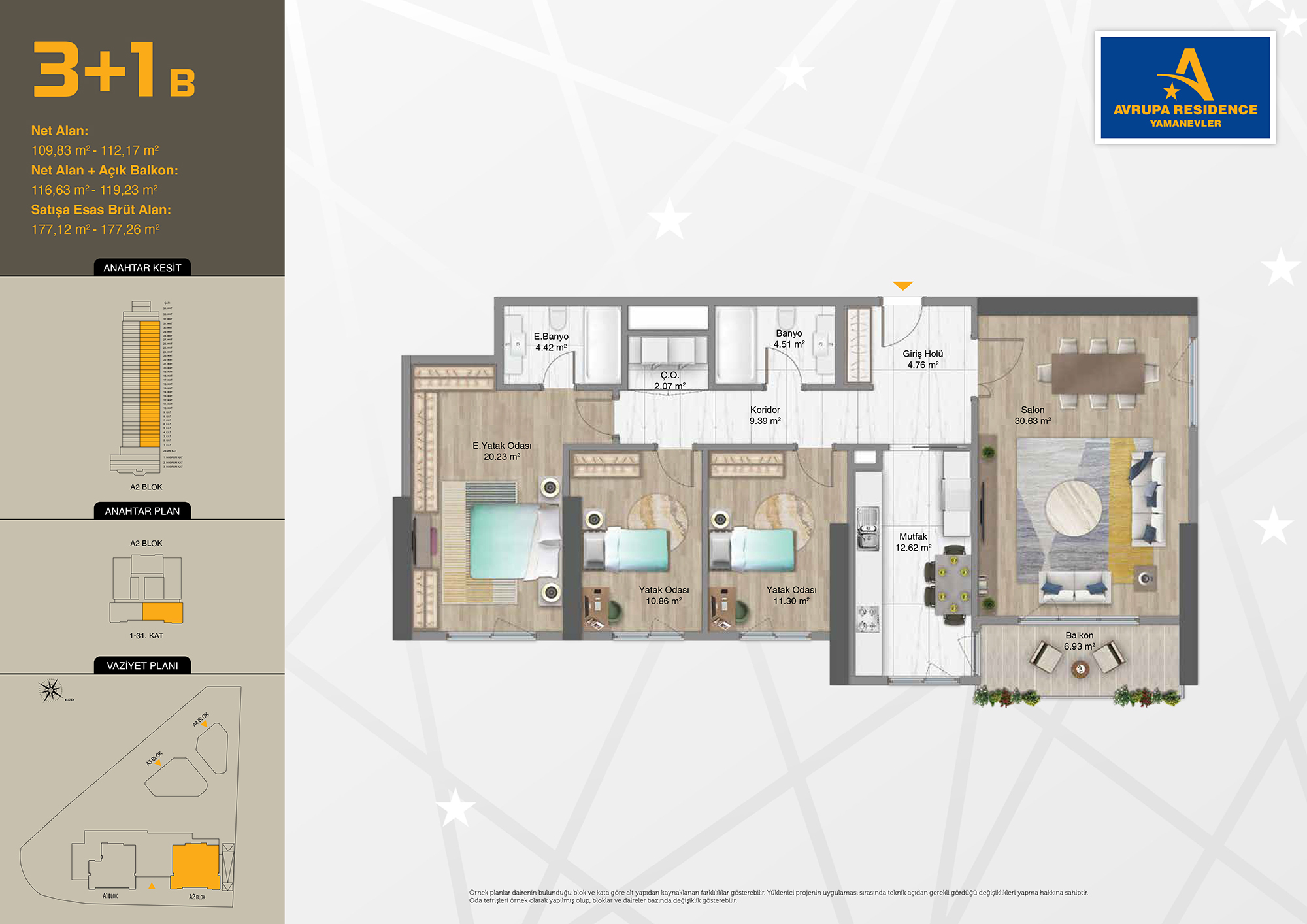 Avrupa Konutları Yamanevler 2 floor plans - 2
