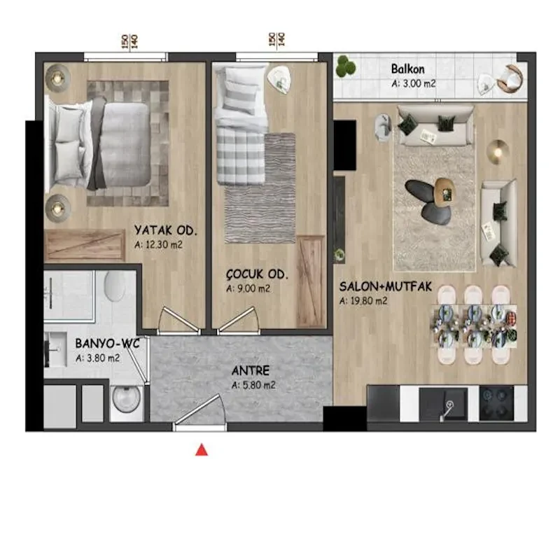 Yeni Levent floor plans - 1
