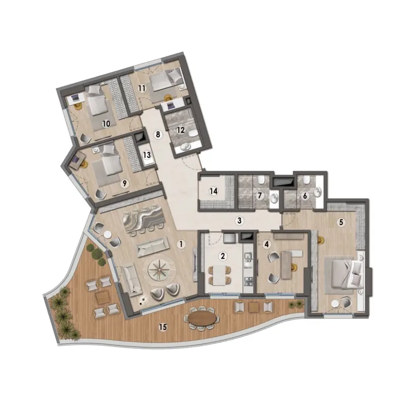 Zeray Ankara Legend floor plans - 6